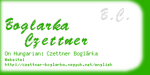 boglarka czettner business card
